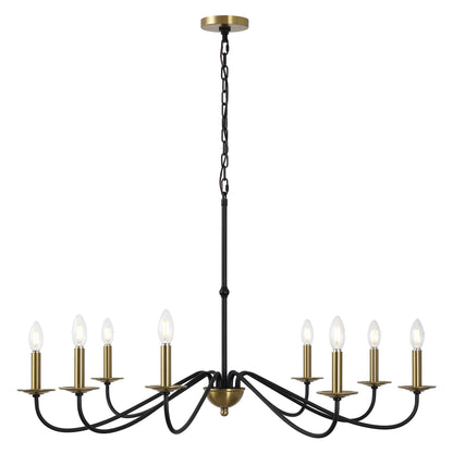 34.75 6-Light Iron LED Chandelier, by JONATHAN Y