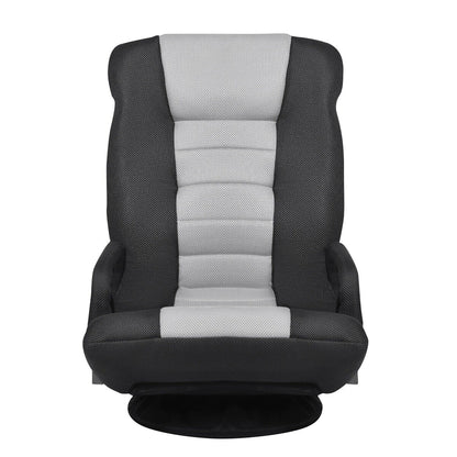 360-Degree Swivel Gaming Floor Chair with Foldable Adjustable Backrest