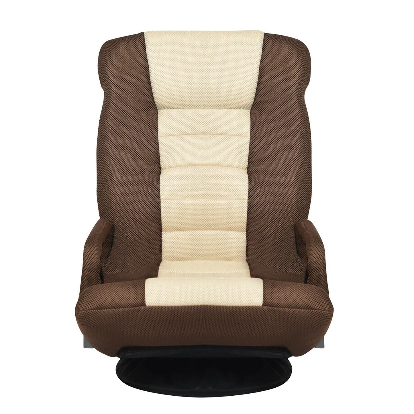 360-Degree Swivel Gaming Floor Chair with Foldable Adjustable Backrest