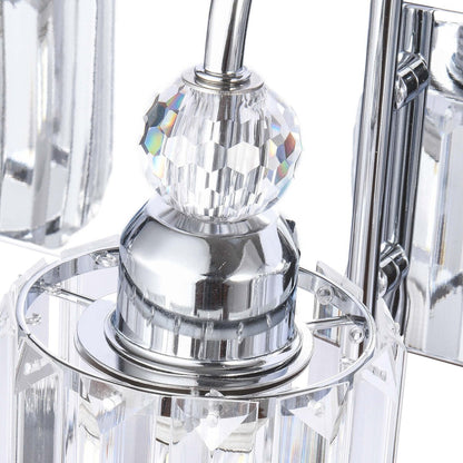 Chrome/ Black/ Gold Modern Over Mirror Crystal Bathroom Restroom Wall Lighting Fixtures Bath Lights Vanity Light