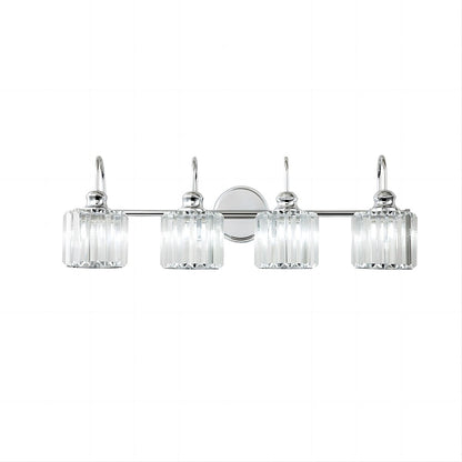 Chrome/ Black/ Gold Modern Over Mirror Crystal Bathroom Restroom Wall Lighting Fixtures Bath Lights Vanity Light