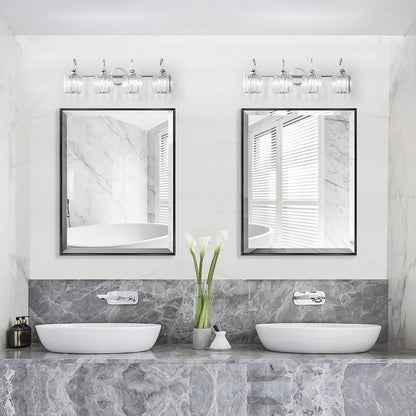 Chrome/ Black/ Gold Modern Over Mirror Crystal Bathroom Restroom Wall Lighting Fixtures Bath Lights Vanity Light