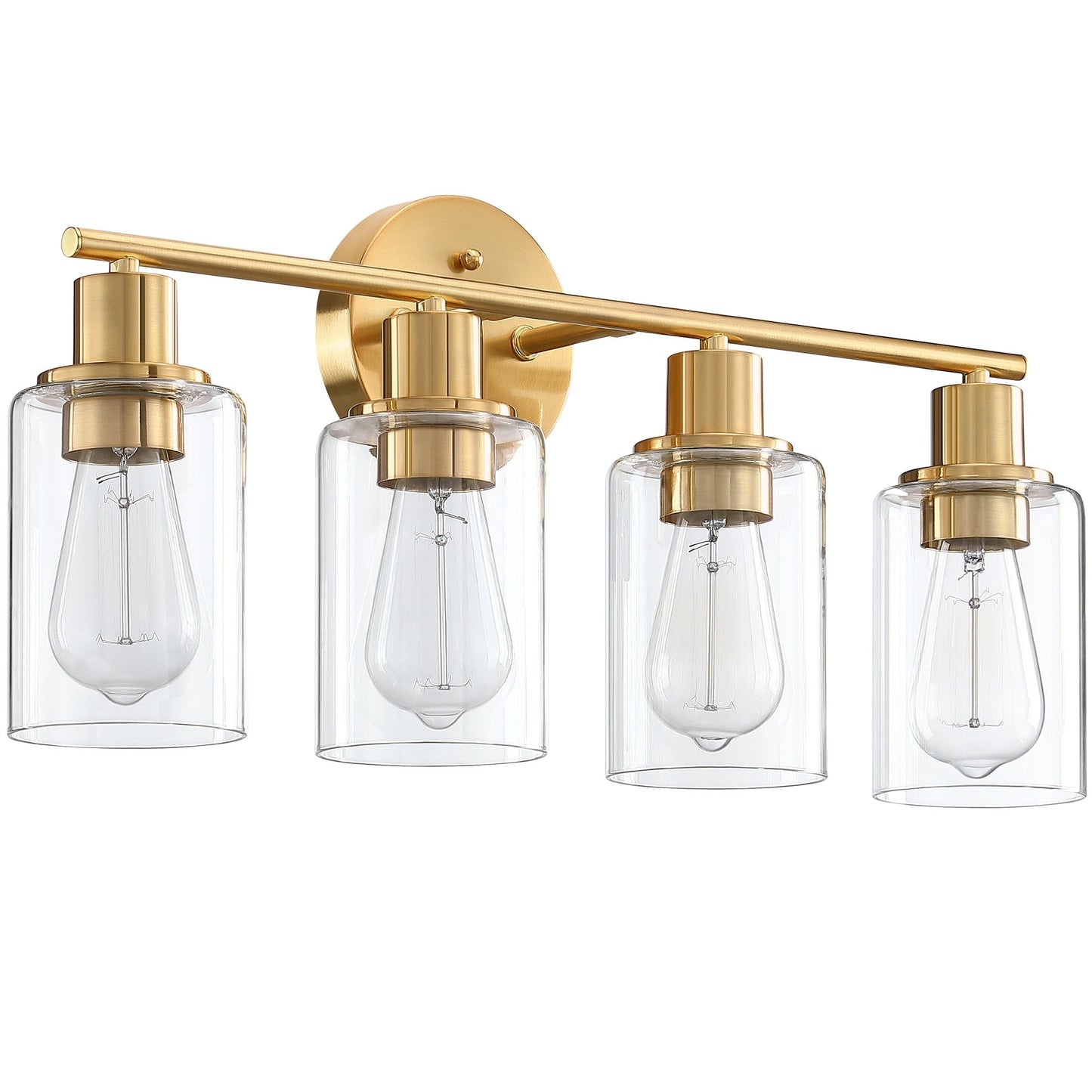4-Light Vintage Bathroom Vanity Lights