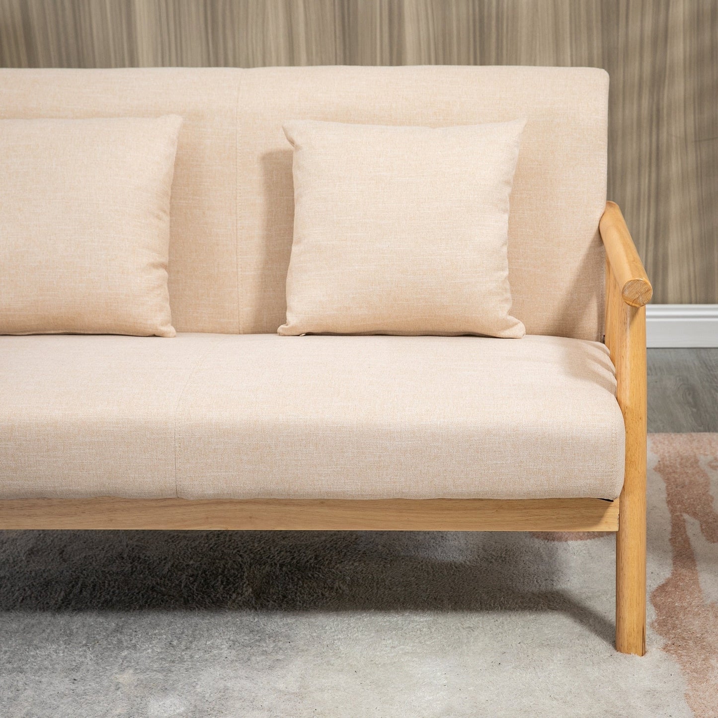 48 Loveseat Sofa for Bedroom, Modern Love Seats Furniture, Upholstered Small Couch for Small Space