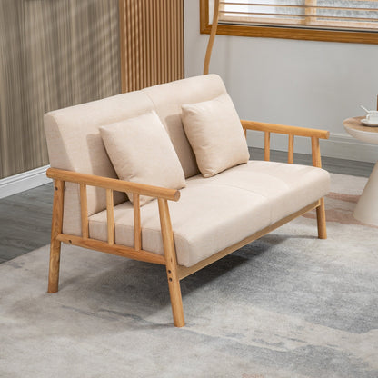 48 Loveseat Sofa for Bedroom, Modern Love Seats Furniture, Upholstered Small Couch for Small Space