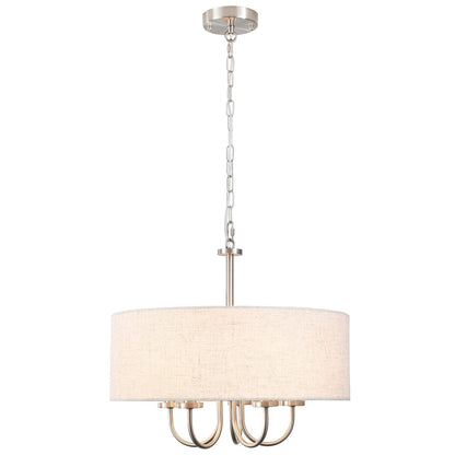 5-Light Modern Semi Flush Mount Ceiling Light for Dining Room Bedrooms Living Room - N/A