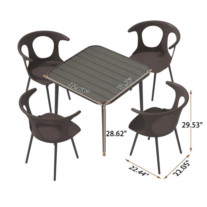 5-Piece Outdoor Metal Dining Set