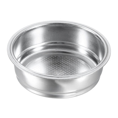 51mm Coffee Filter Basket, 1-Cup Stainless Steel Espresso Coffee Machine Bowl - Silver