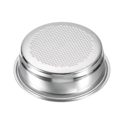 51mm Coffee Filter Basket, 1-Cup Stainless Steel Espresso Coffee Machine Bowl - Silver
