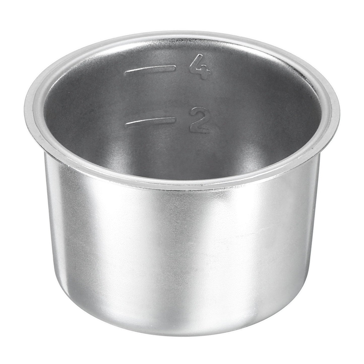 51mm Coffee Filter Basket, 4-Cup Stainless Steel Espresso Coffee Machine Bowl - Silver