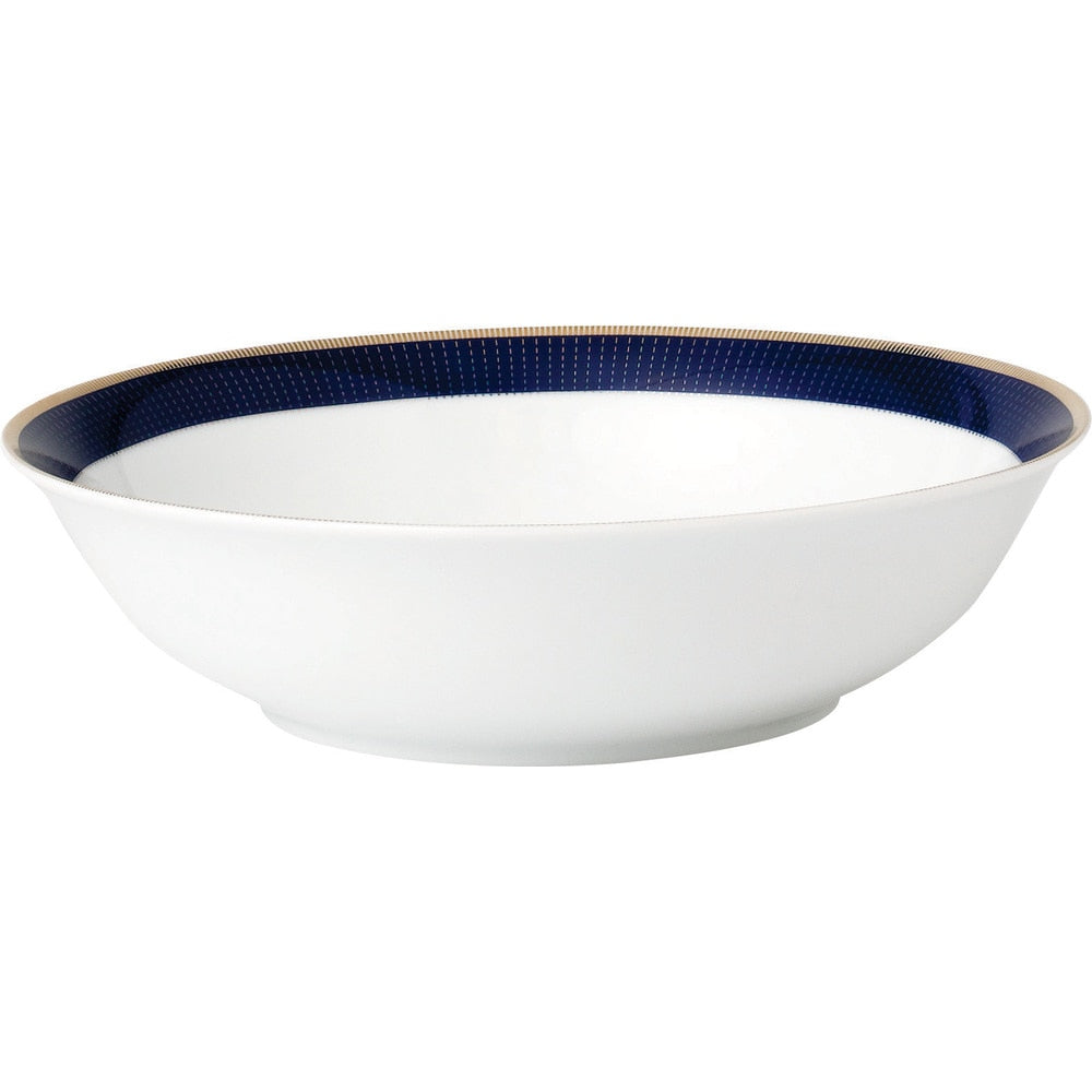 57-piece Bone China Dinnerware Set - Midnight - Gold