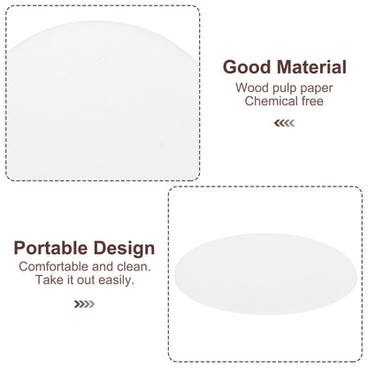600Pcs Coffee Filters, Disposable Round Paper Filter for Home Office