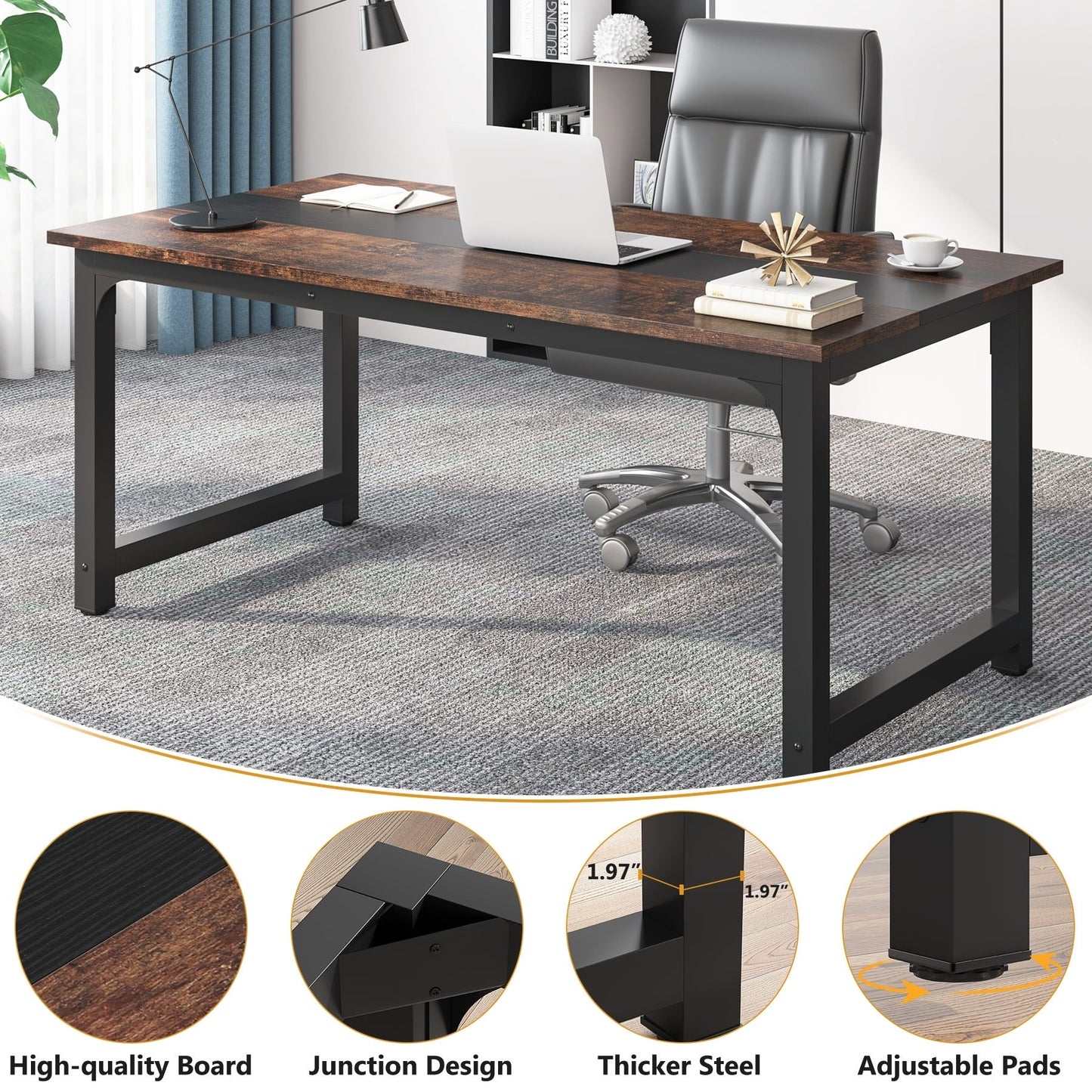 63 Modern Computer Desk for Home Office