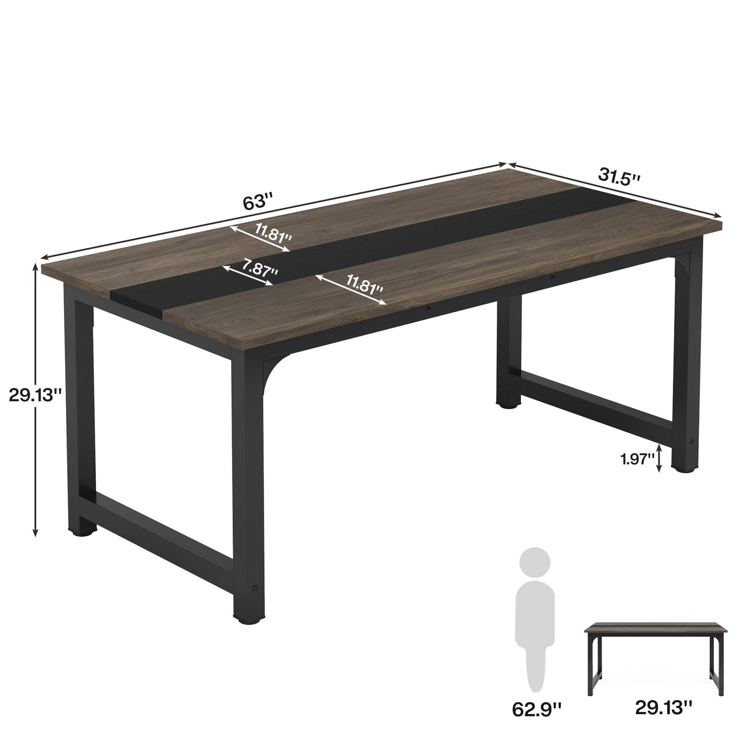 63 Modern Computer Desk for Home Office
