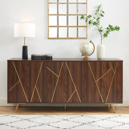 63'' W Wood Buffets and Sideboards Storage Cabinet