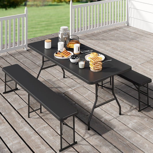 6FT 8-Person Outdoor Picnic Dining Set