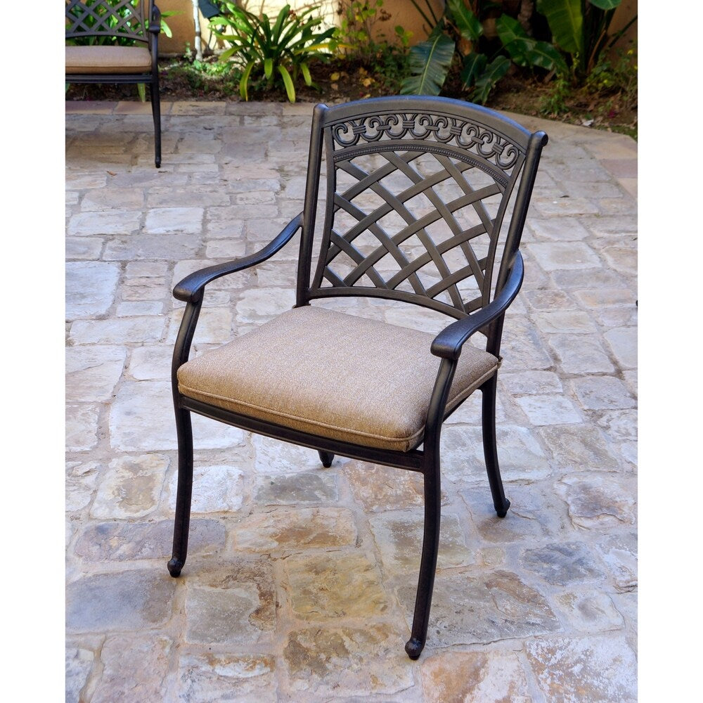 7-Piece Patio Dining Set, 60 Inch Round Dining Table