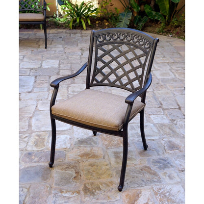 7-Piece Patio Dining Set, 60 Inch Round Dining Table