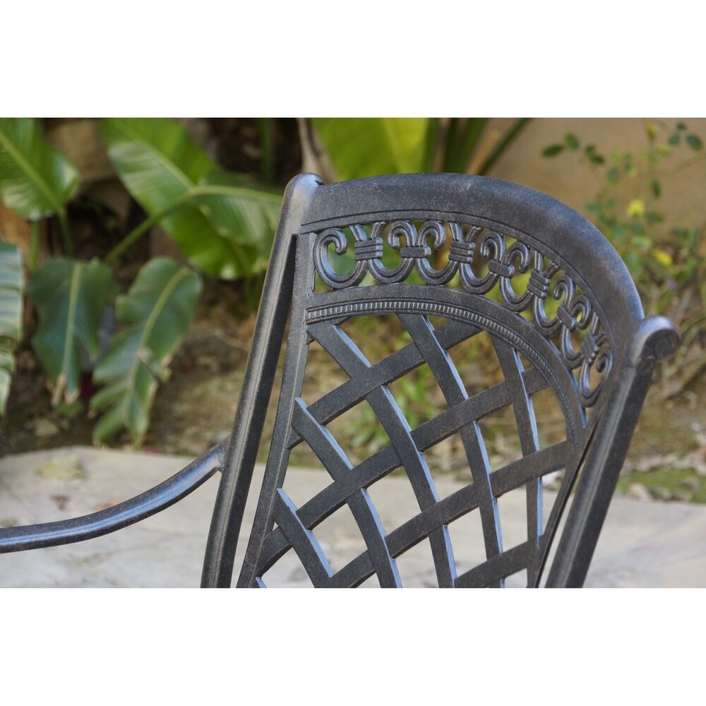 7-Piece Patio Dining Set, 60 Inch Round Dining Table