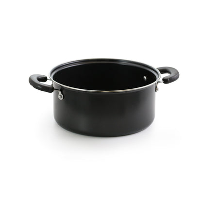 7 Piece Stainless Steel Non-Stick Cookware Set with Glass Lids