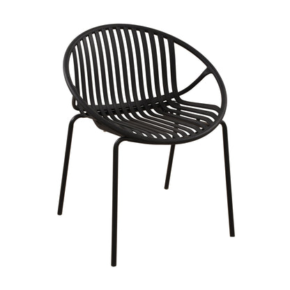 7 Pieces Outdoor Modern Dining Set with Stackable Chair, White