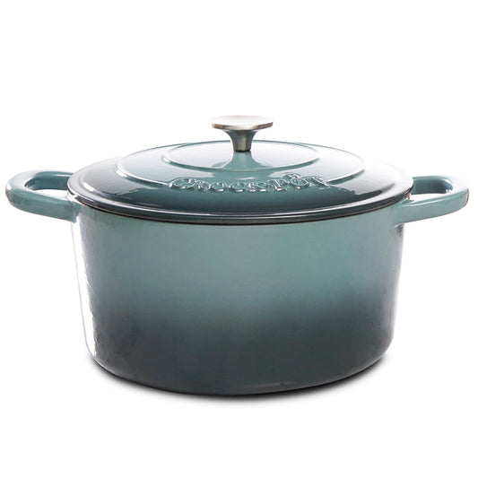 7 Quart Round Cast Iron Dutch Oven in Ash