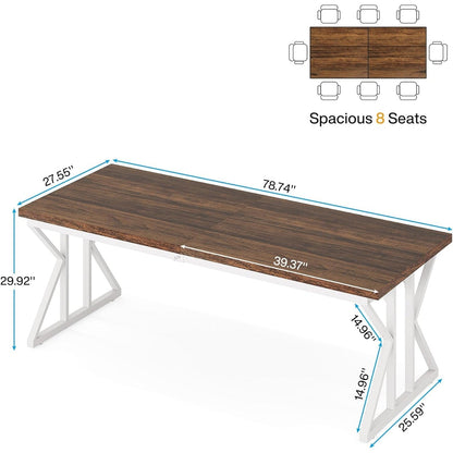 70.8-Inch Executive Desk, Large Computer Office Desk Workstation