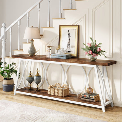 70.9 inch Extra Long Console Table Sofa Accent Table for Living Room