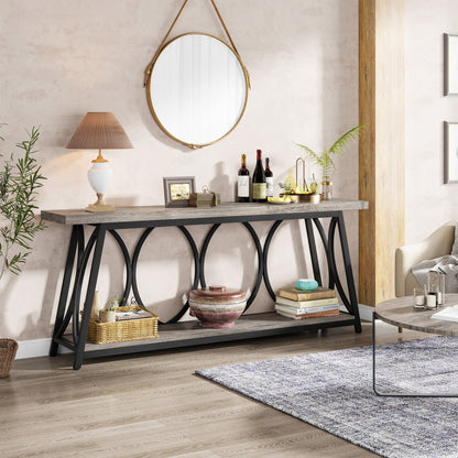 70.9 inch Extra Long Console Table Sofa Accent Table for Living Room
