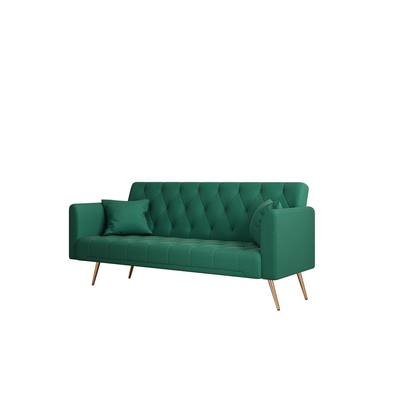 Upholstered Convertible Double Folding Sofa Bed - 19.00 x 71.00 x 30.00