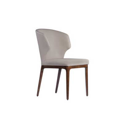 Chaise de salle à manger en cuir Alina