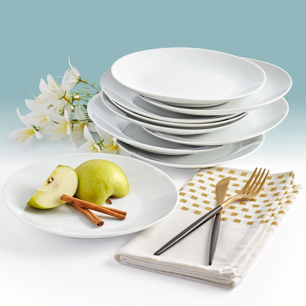Tabletops Unlimited 8pc - 8 Round Salad Plates Value Pack