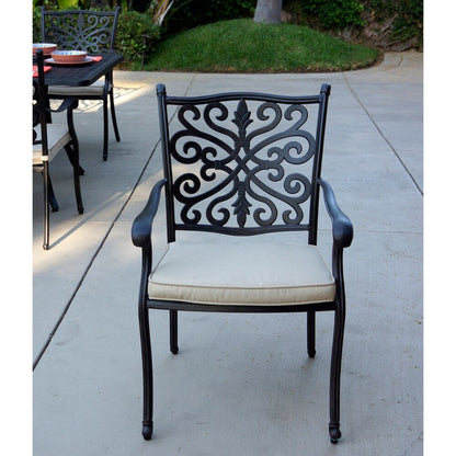 9-Piece Patio Dining Set with Cushions and 44 X 84'' Rectangular Dining Table