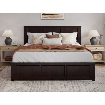 AFI Madison Platform Bed with Matching Footboard & Trundle