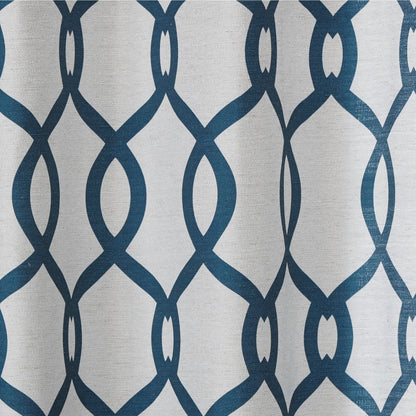 ATI Home Kochi Light Filtering Linen Blend Grommet Top Curtain Panel Pair