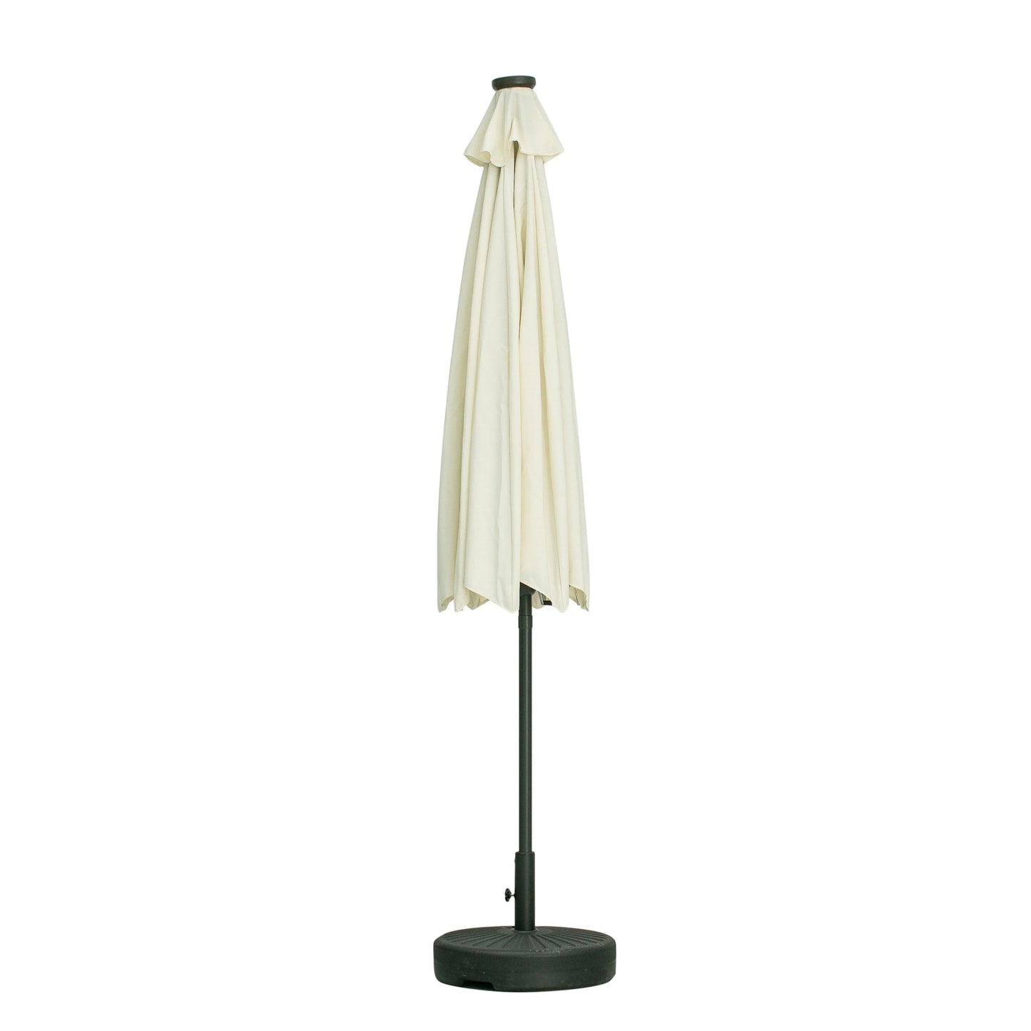 Ainfox 10ft Patio Umbrella with Lights Outdoor Solar Umbrella without Base