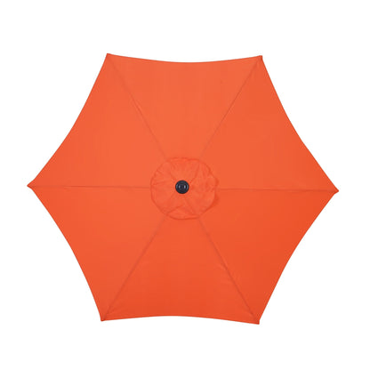 Ainfox 7.5ft Patio Umbrella Outdoor Umbrella Tilt Multi-color Without Base