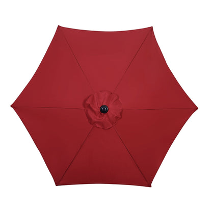 Ainfox 7.5ft Patio Umbrella Outdoor Umbrella Tilt Multi-color Without Base