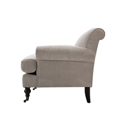Alana Lawson 88 Inch Living Room Sofa â?Three Cushion Couch with Rolled Arms and Tight Back â?Minimal Assembly Required