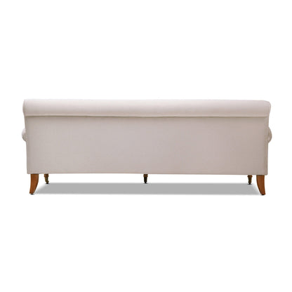 Alana Lawson 88 Inch Living Room Sofa â?Three Cushion Couch with Rolled Arms and Tight Back â?Minimal Assembly Required