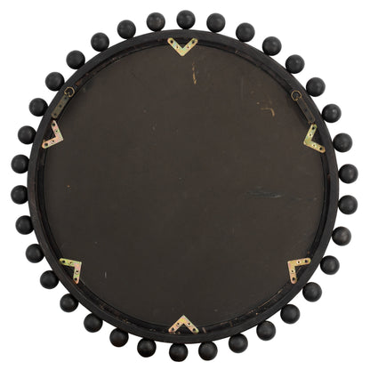 Alden Décor Orion Round Wood Mirror, Natural
