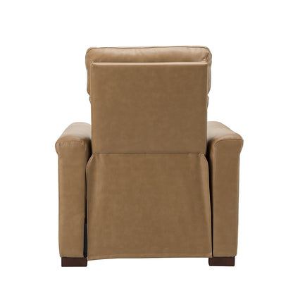 Alicia 34.65 Wide Contemporary Classic Genuine Leather Power Recliner With USB Port (Set of 2)