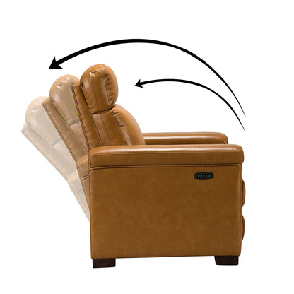 Alicia 34.65 Wide Contemporary Classic Genuine Leather Power Recliner With USB Port (Set of 2)