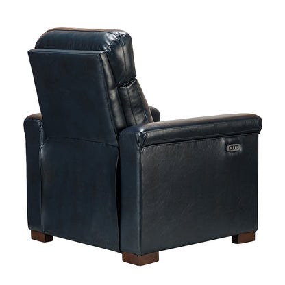 Alicia 34.65 Wide Contemporary Classic Genuine Leather Power Recliner With USB Port (Set of 2)