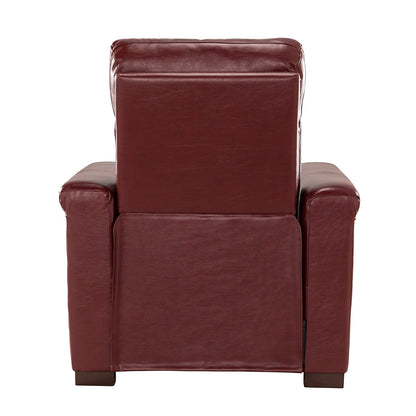 Alicia 34.65 Wide Contemporary Classic Genuine Leather Power Recliner With USB Port (Set of 2)