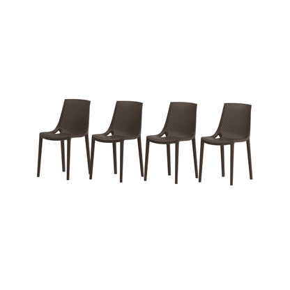 Amazonia 11pc Outdoor Patio Teak and Resin Dining Set