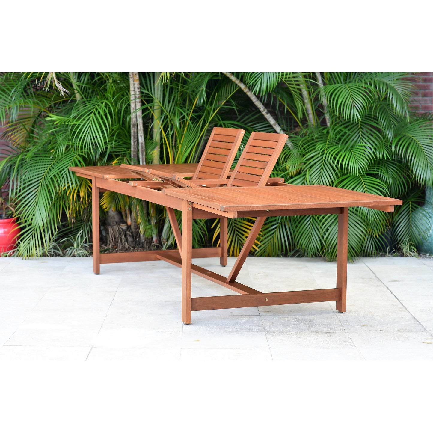 Amazonia Bonita 11 piece Extendable Rectangular Patio Dining Set