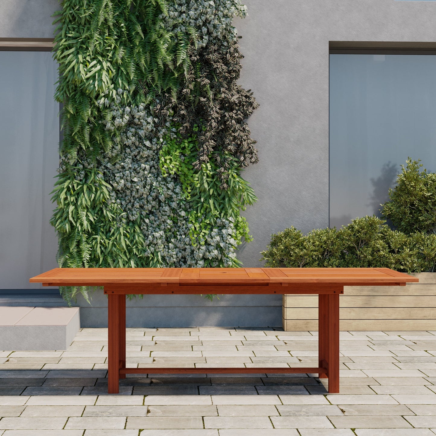 Amazonia Cosmopolitan 9 Piece FSC Wood Outdoor Patio Dining Set