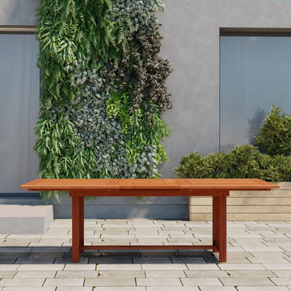 Amazonia Cosmopolitan 9 Piece FSC Wood Outdoor Patio Dining Set