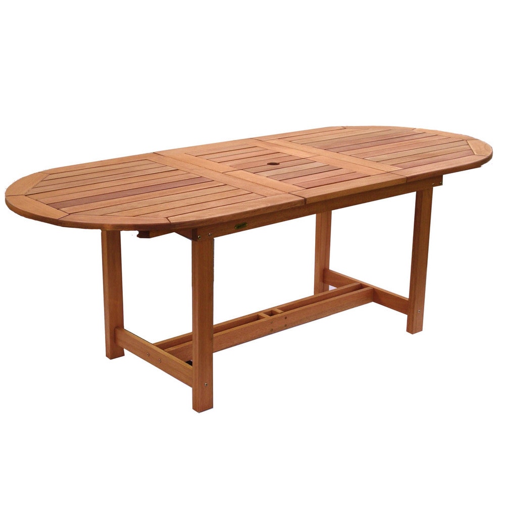 9pc Outdoor Oval Extendable Patio Dining Set - 9 piece